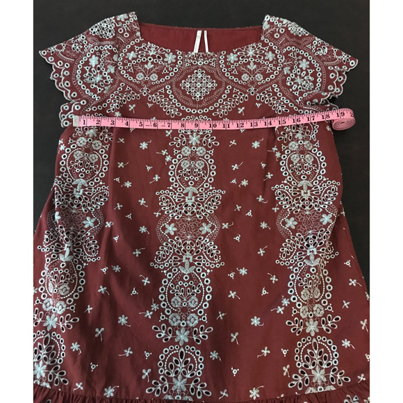 Anthropologie Feather Bone Ynez Eyelet Tunic Dress - Size Medium - Picture 7 of 10